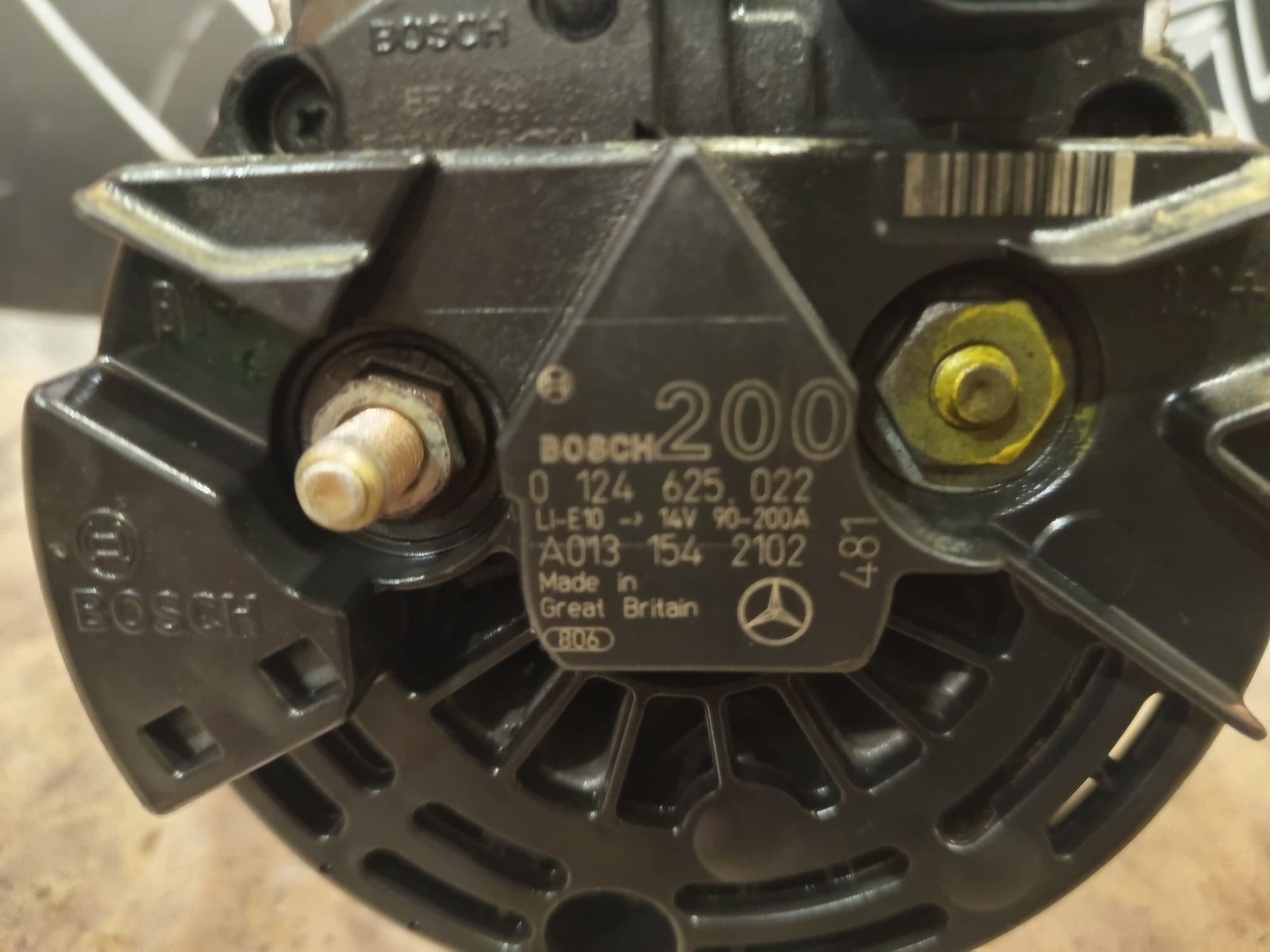 Alternador Mercedes Vito W639 Ref. A0131542102 - Image 3